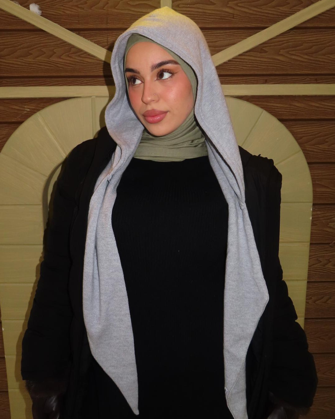 GREY WINTER HOODIE