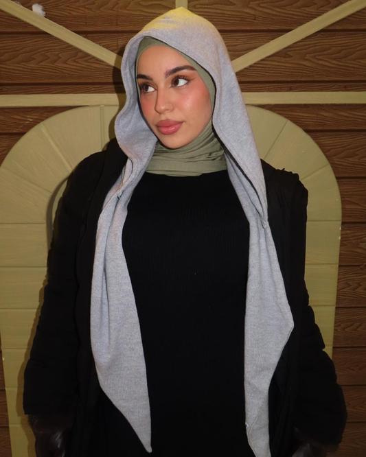 GREY WINTER HOODIE