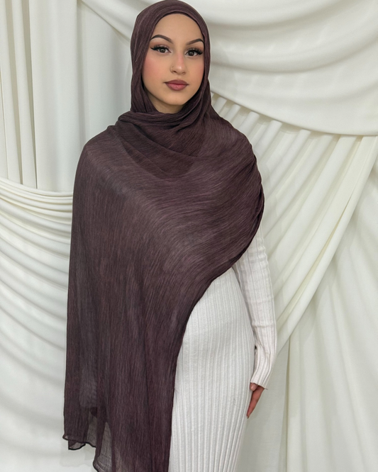 Dark Plum Crinkle Set