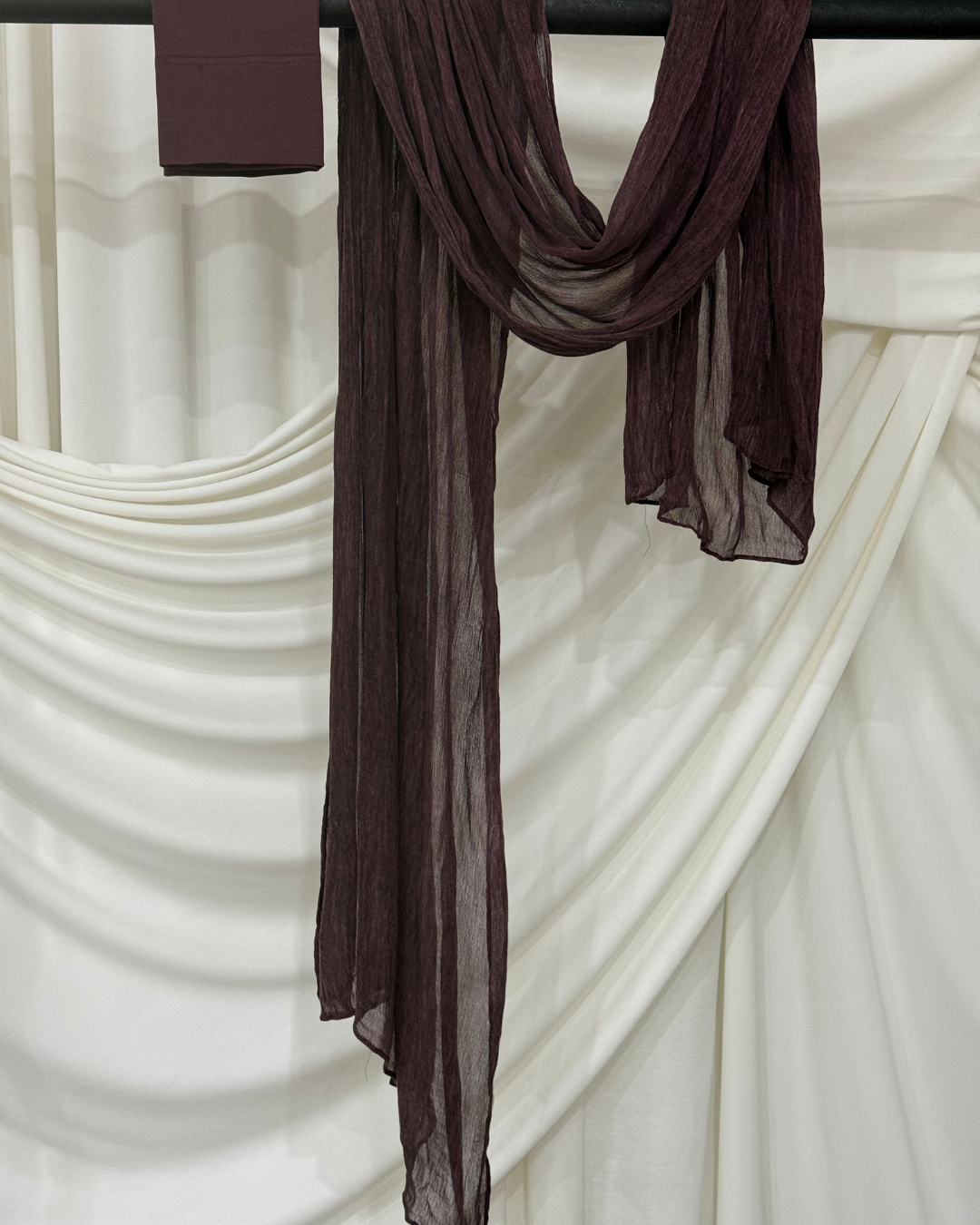 Dark Plum Crinkle Set
