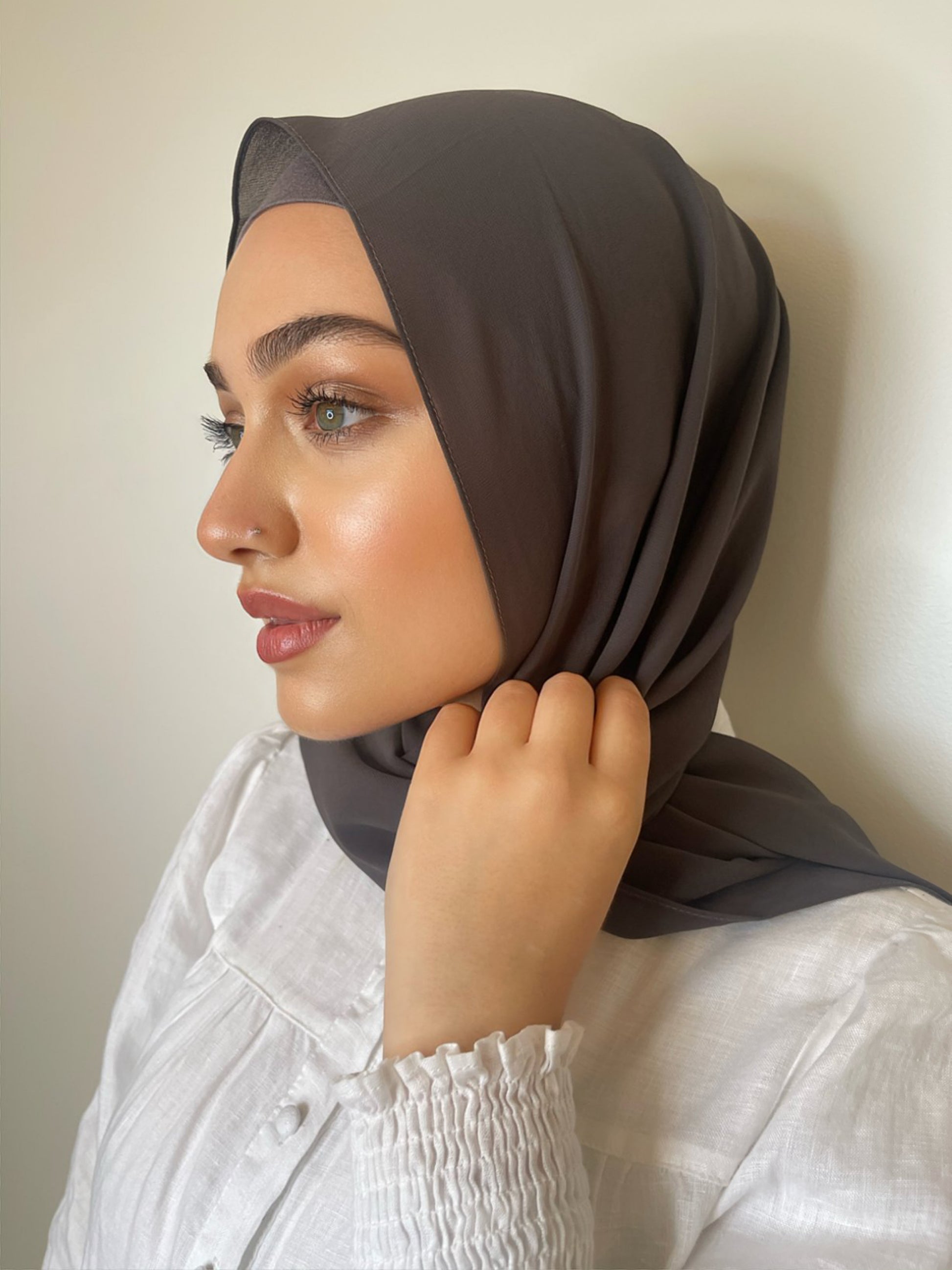 Charcoal Chiffon